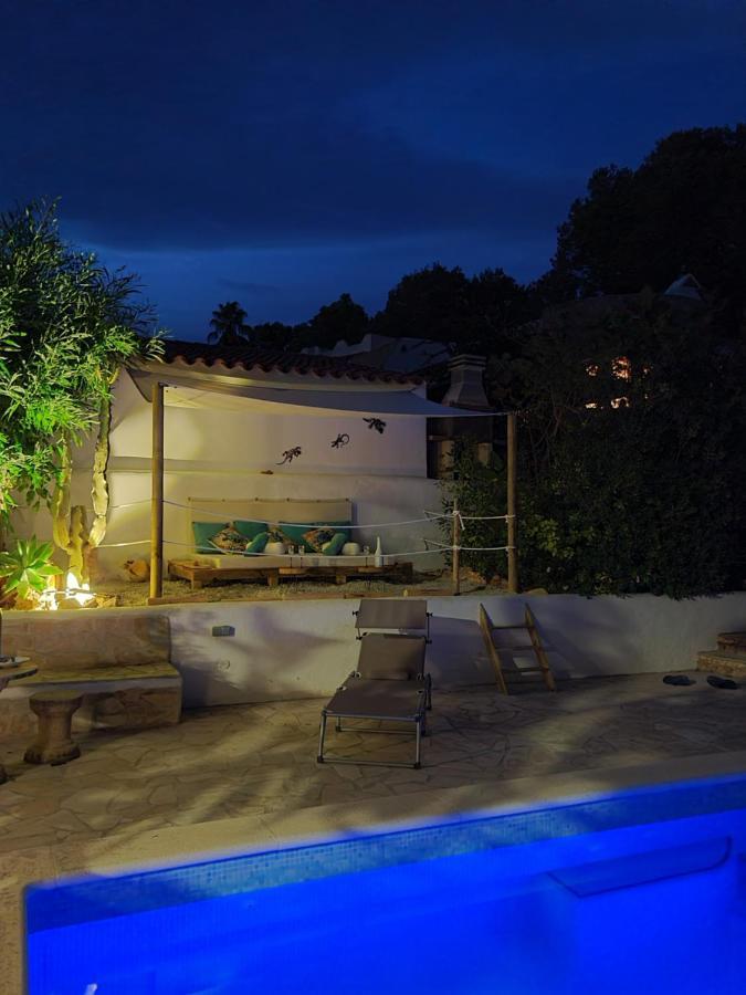 Private Villa Mit Eigenem Pool Unter Palmen Cala Llena Extérieur photo