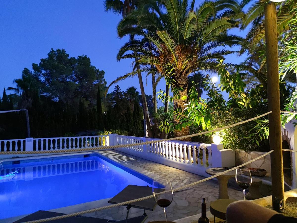 Private Villa Mit Eigenem Pool Unter Palmen Cala Llena Extérieur photo